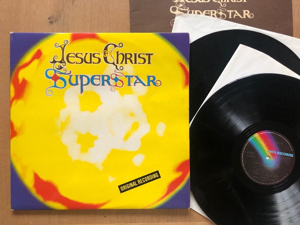 JESUS CHRIST SUPERSTAR (Originele 1970 versie) ( 2LP), Gebruikt, Musical, Inclusief boekje, Ophalen of Verzenden