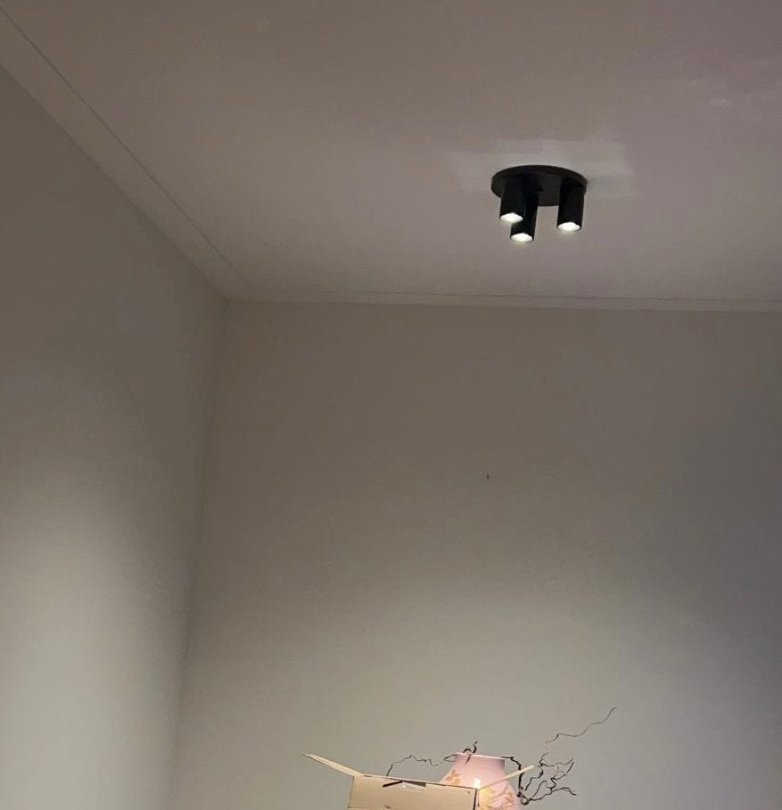 IKEA NYMÅNE plafondspot, 6x inclusief LED-lampen, GU10, Ophalen of Verzenden, Zo goed als nieuw, LED