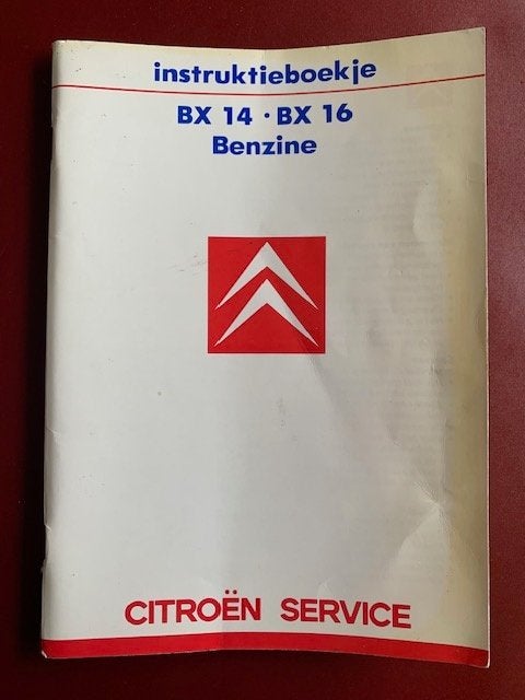 instruktieboekje BX14 - BX 16 Benzine, Auto diversen, Handleidingen en Instructieboekjes, Ophalen of Verzenden