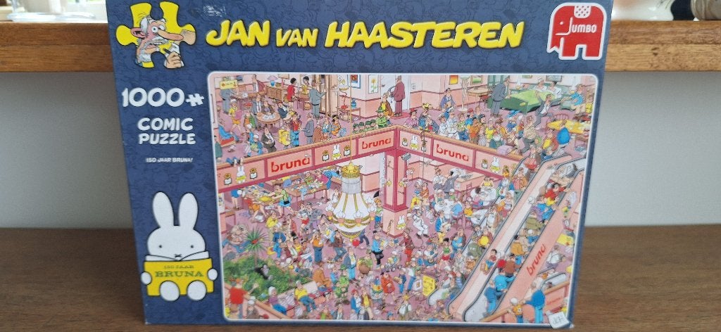 Jan van Haasteren 150 jaar Bruna, Ophalen, 500 t/m 1500 stukjes, Zo goed als nieuw, Legpuzzel