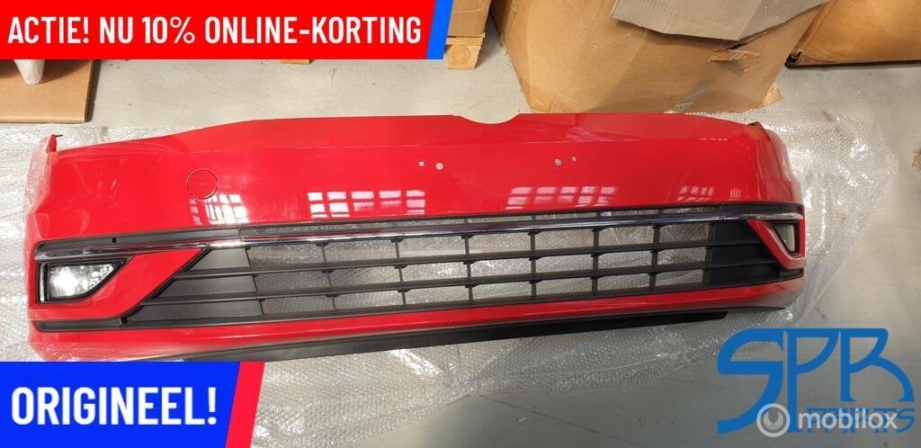 GOLF 7 7.5 FACELIFT HIGHLINE Voorbumper LY3D BUMPER COMPLEET