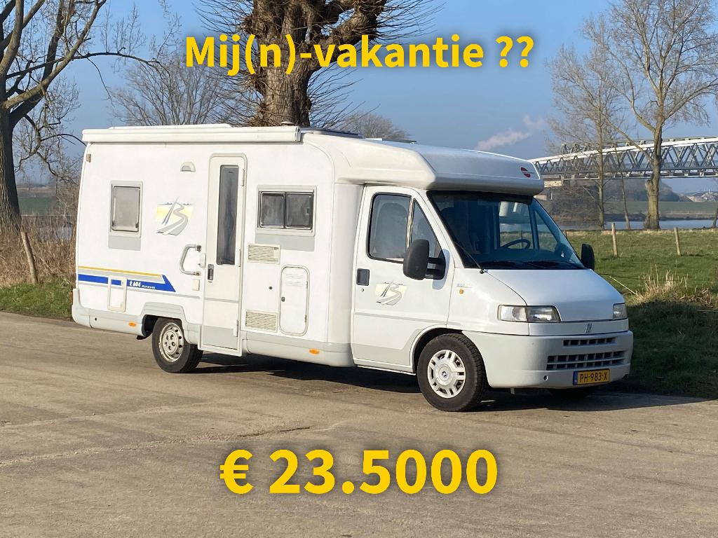 Bürstner Harmony T604  garantie* op de motor, B rijbewijs, Caravans en Kamperen, Campers, Ringverwarming, Fiat, Luifel, Treinzit