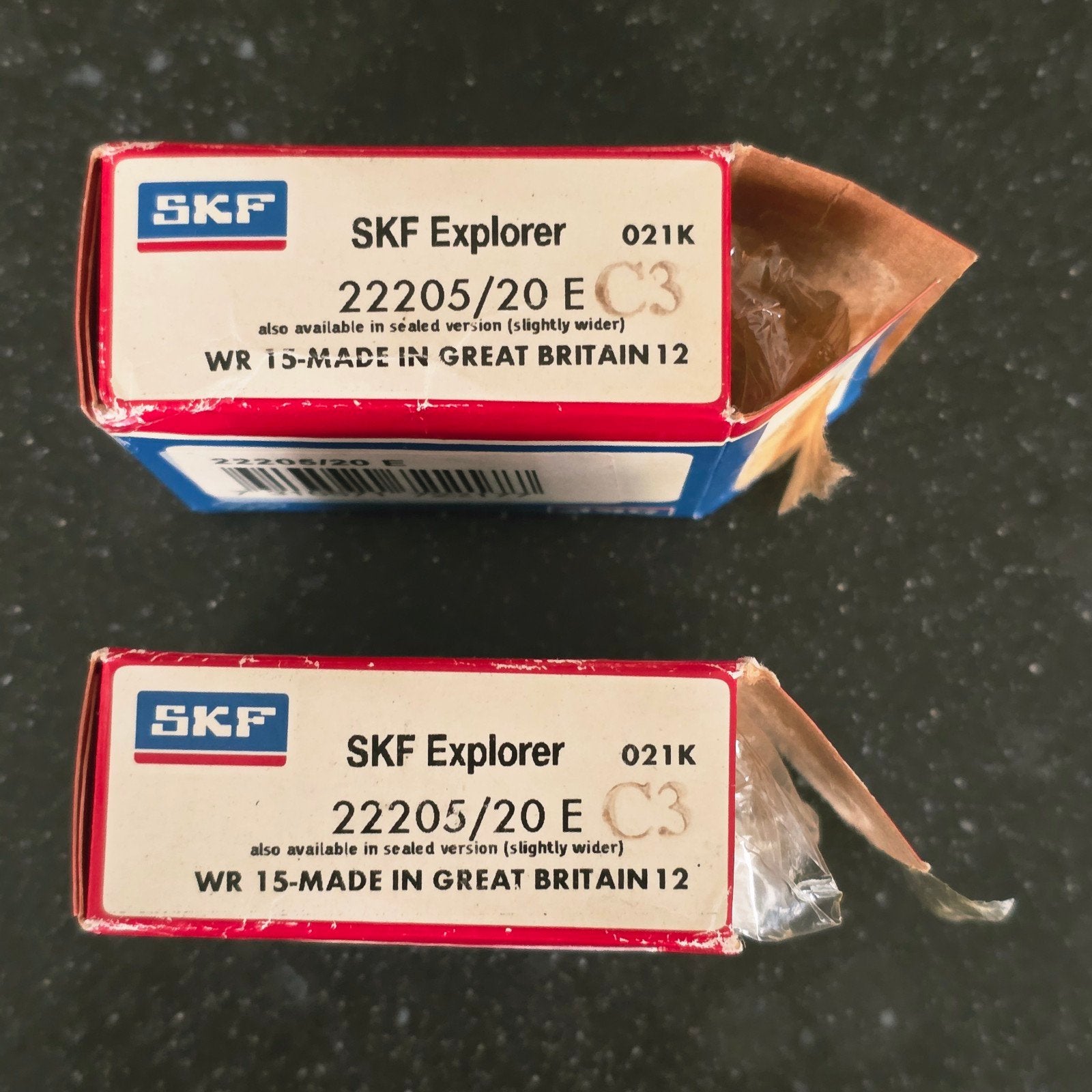 2x SKF 22205/20 E C3 lager, Doe-het-zelf en Verbouw, Ophalen of Verzenden, Nieuw, IJzer