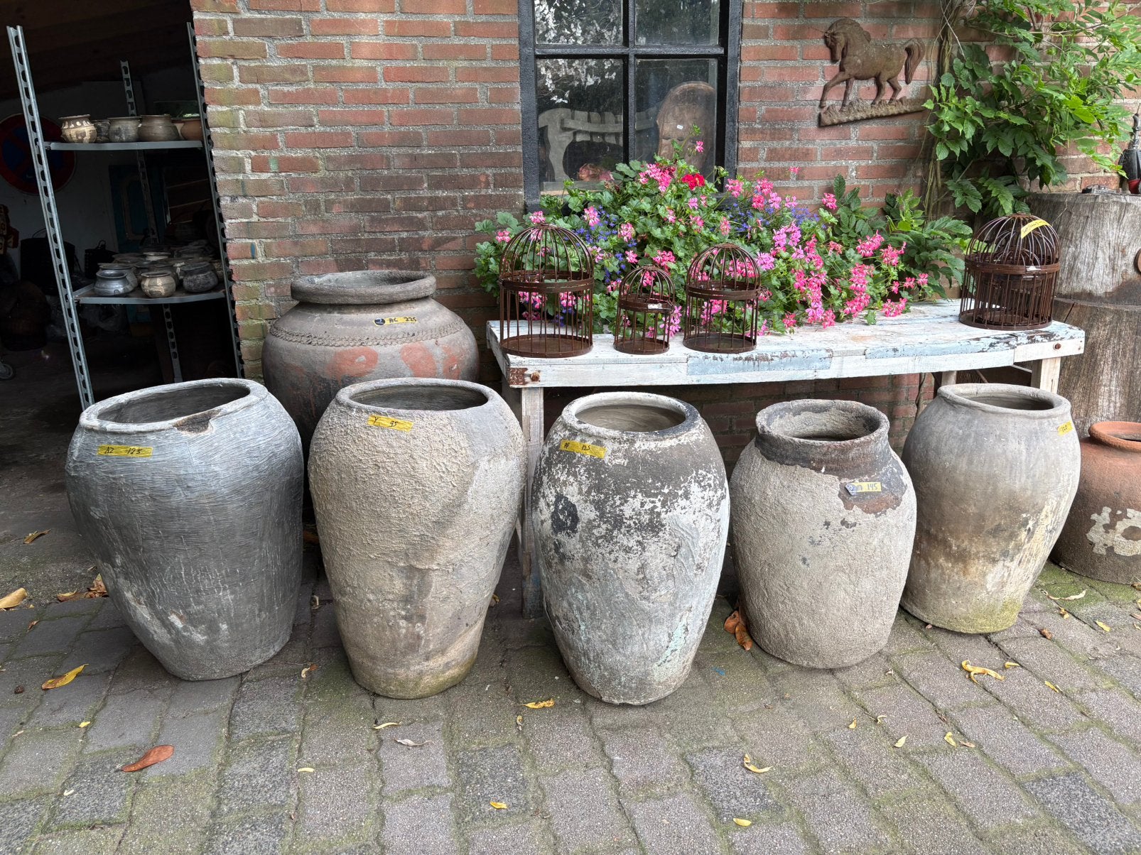 5 oude kruiken uit India - SALE € 75 !!, Ophalen, Overige materialen, Gebruikt, Nvt