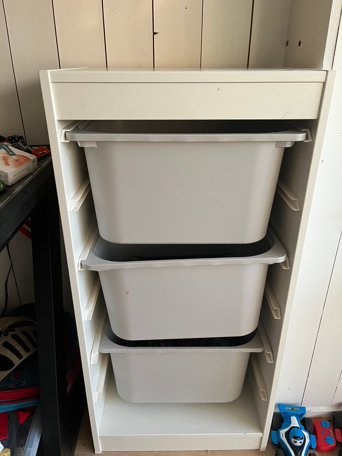 Ladekastje incl grijze bakken, Ophalen, Minder dan 50 cm, Gebruikt, Minder dan 100 cm