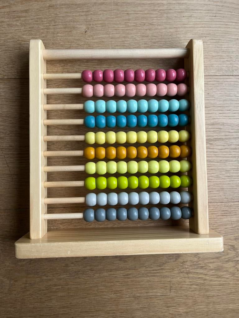 Telraam hout, Kinderen en Baby's, Speelgoed | Houten speelgoed, Ophalen of Verzenden, Gebruikt
