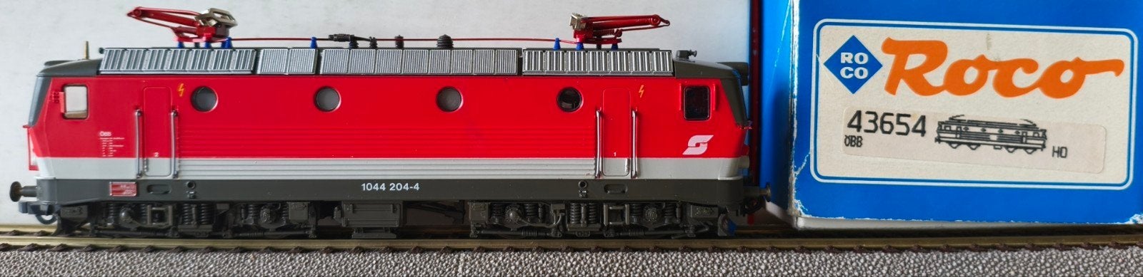 Roco Locomotief 1044 204-4 (43654) - Zo goed als nieuw, Ophalen of Verzenden, Zo goed als nieuw, Roco, Gelijkstroom