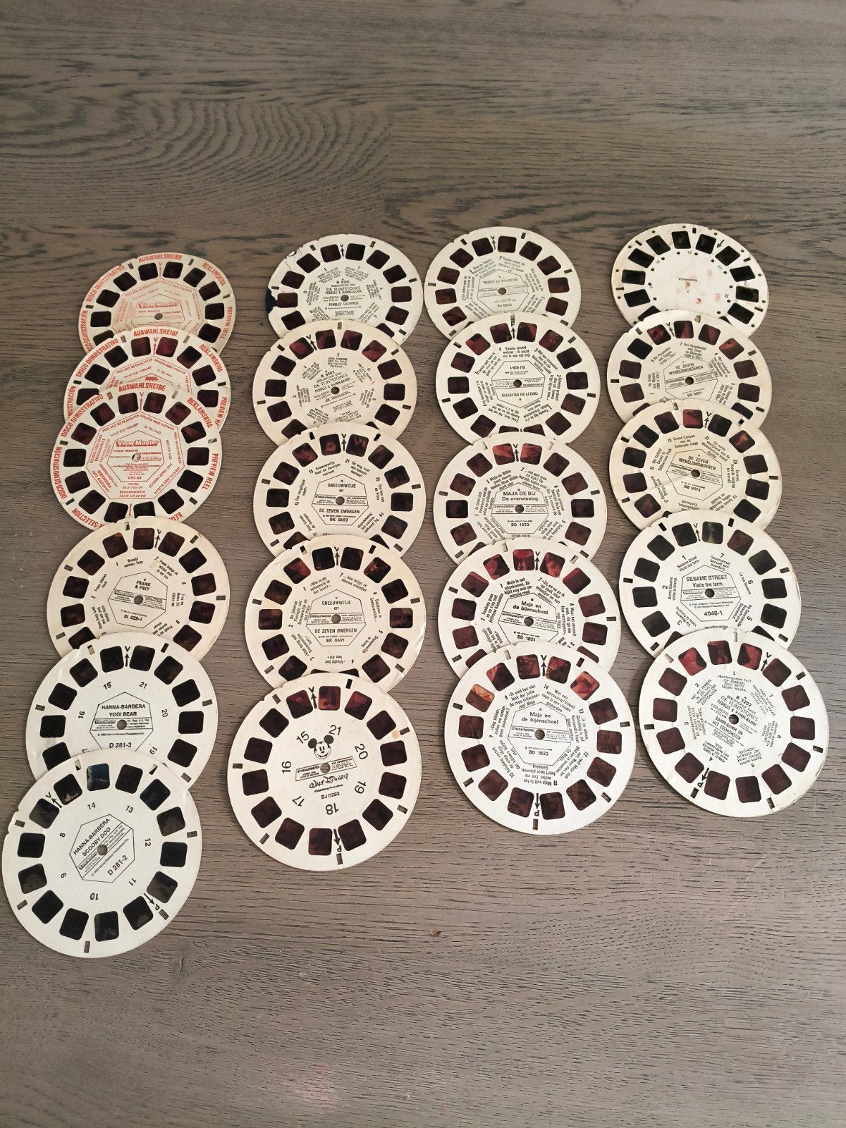 Vintage View-Master Schijven - Diverse Verhalen, Ophalen of Verzenden, Gebruikt