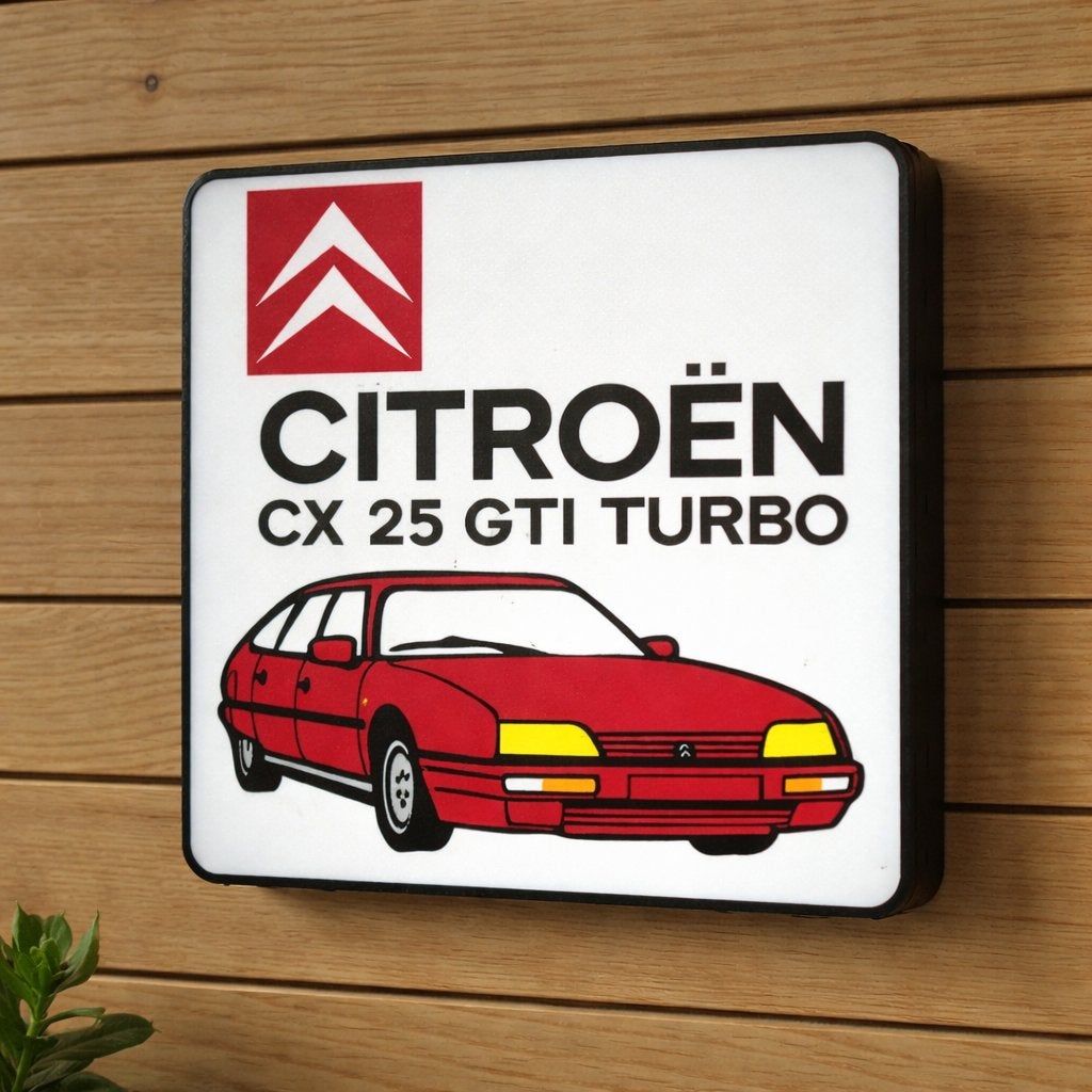 Citroën CX 25 GTI Turbo LED Lightbox | Mancave, Verzenden, Nieuw, Auto's