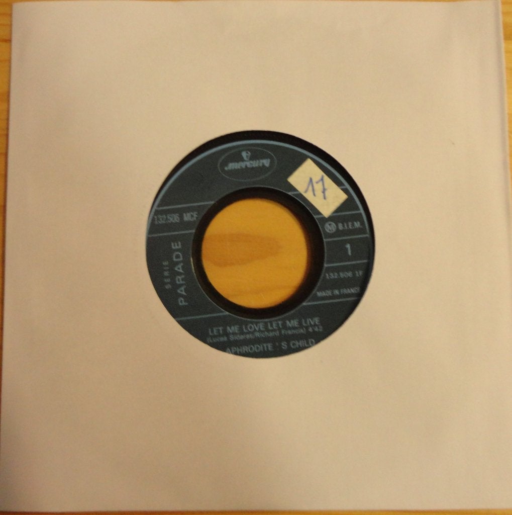 Aphrodi's Child > Let me love let me love, Gebruikt, 7 inch, Single, Ophalen of Verzenden