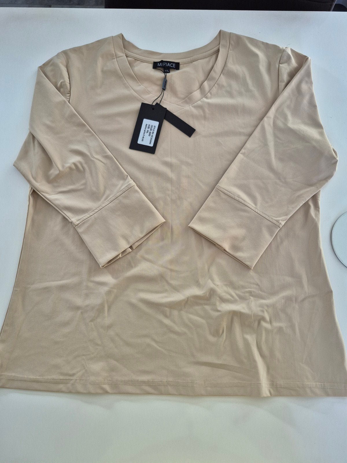 Nieuw Mi Piace shirt XXL zandkleurig, Kleding | Dames, T-shirts, Mi Piace, Beige, Maat 46/48 (XL) of groter, Nieuw