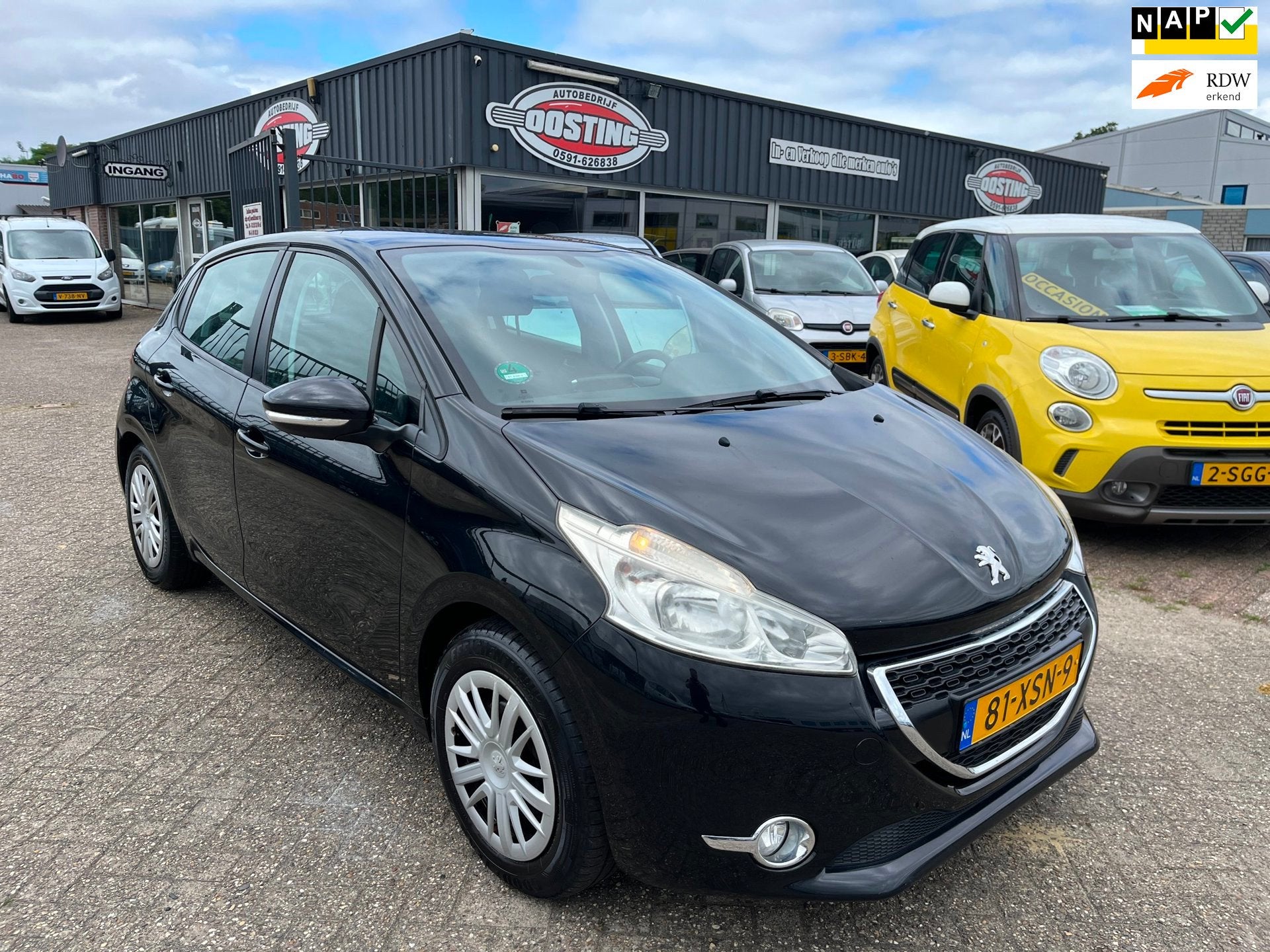 Peugeot 208 1.2 VTi Blue Lease(st-bekr,navi,5drs,bj12,3499,-, Auto's, Voorwielaandrijving, Euro 5, Stof, Gebruikt