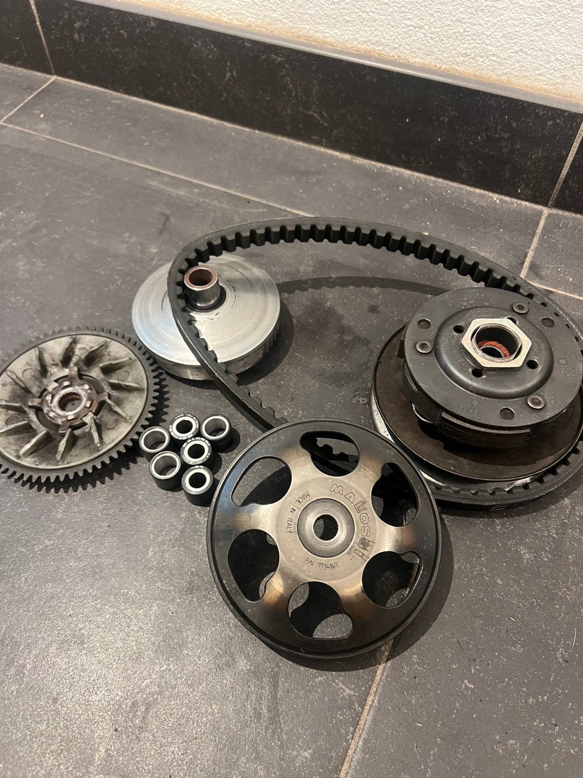 Malossi MHR overrange set piaggio zip, Ophalen of Verzenden, Zo goed als nieuw, Overige schalen, Onderdeel