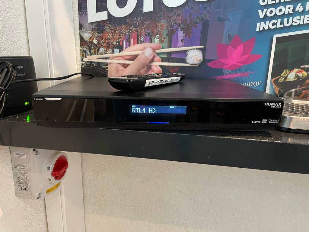 Humax iHDR-5200C Harddiskrecorder - Digitale TV Ontvanger, Ophalen of Verzenden, Zo goed als nieuw, Harddiskrecorder