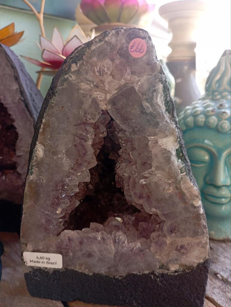 Amethist geodes 4,6kg 19cm, Ophalen of Verzenden, Mineraal