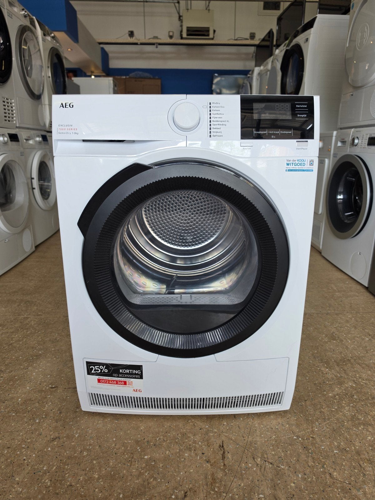 AEG TR7BOCHUM warmtepompdroger | ZGAN! | Gratis thuis 🚚✅️, Witgoed en Apparatuur, Wasdrogers, AEG, Jirnsum, Overige typen, 8 tot 10 kg