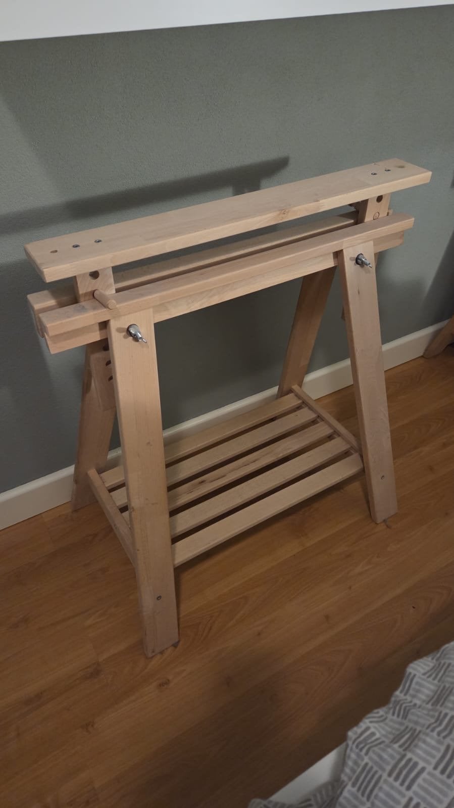 Houten schragen (2 stuks) ikea, Huis en Inrichting, Ophalen, Zo goed als nieuw