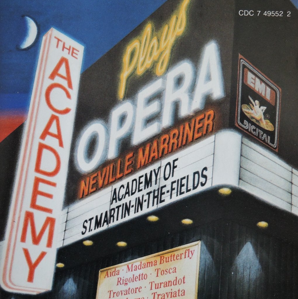 The Academy plays Opera - ASMF/Neville Marriner - EMI - DDD, Ophalen of Verzenden, Zo goed als nieuw, Opera of Operette, Verdi