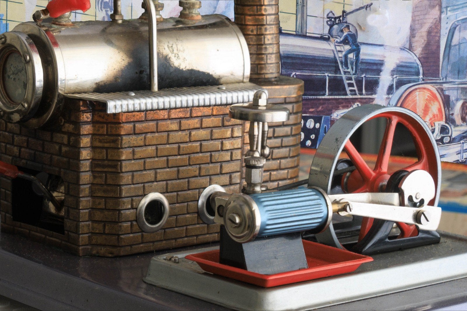 Stoommachine Wilesco D10, Gebruikt, Auto, Groter dan 1:32, Ophalen
