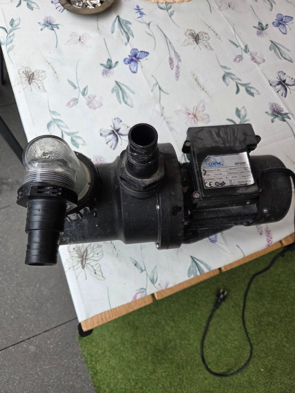 OKU SPS50 Zwembadpomp - 250W, 117 l/min, Ophalen of Verzenden, Gebruikt, Zwembadpomp