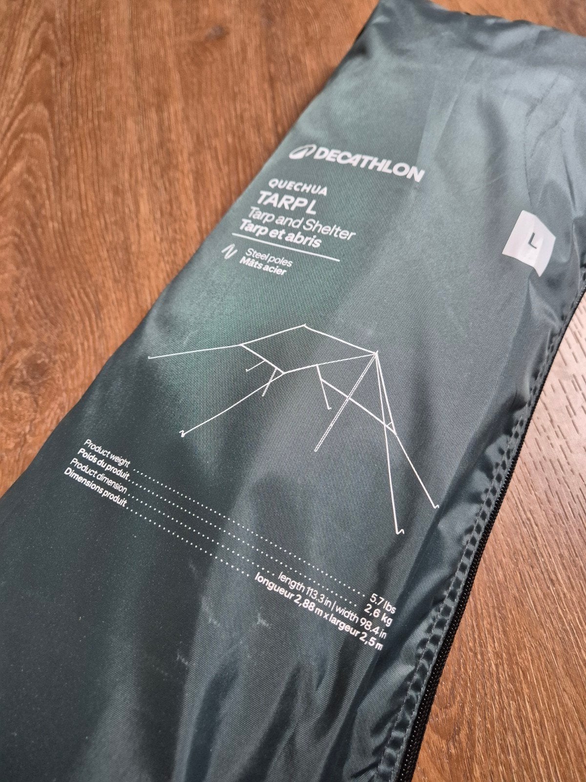 Decathlon Quechua TARPL Schaduwdoek / Shelter, Ophalen of Verzenden, Nieuw