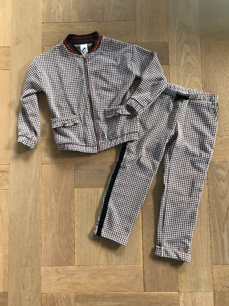 Supergave set broek en jasje maat 116, Kinderen en Baby's, Palomino, Meisje, Ophalen of Verzenden, Zo goed als nieuw