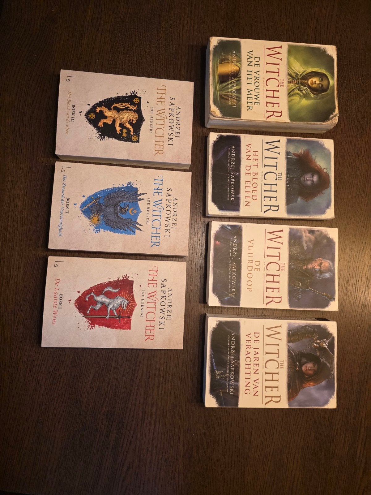 The Witcher boeken set, Boeken, Fantasy, Ophalen of Verzenden, Gelezen, Andrzej Sapkowski