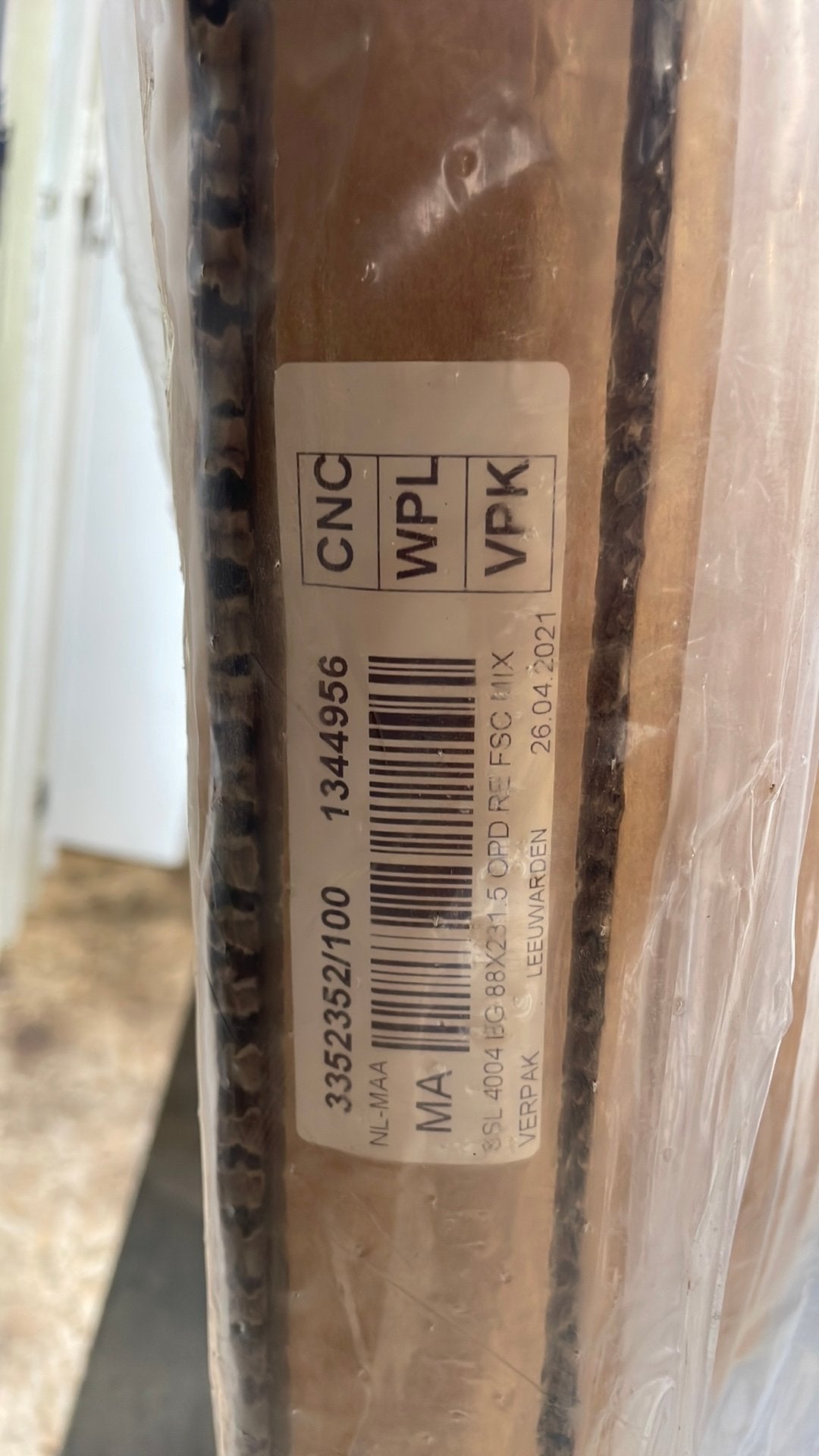 opdekdeur met glas 88x231,5, Doe-het-zelf en Verbouw, Ophalen, 80 tot 100 cm, 215 cm of meer, Binnendeur