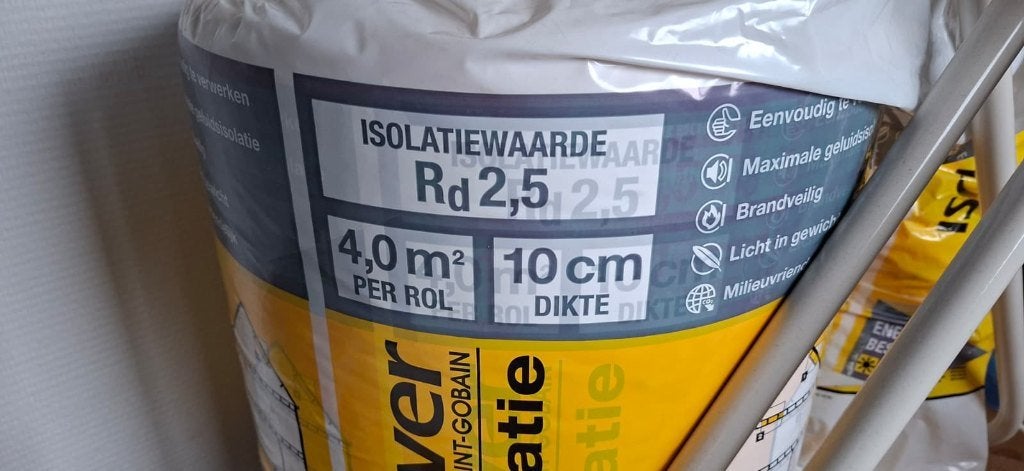 Issolatie ISOVER Saint-Gobain, Ophalen, Vloerisolatie, Nieuw, 5 tot 10 m²