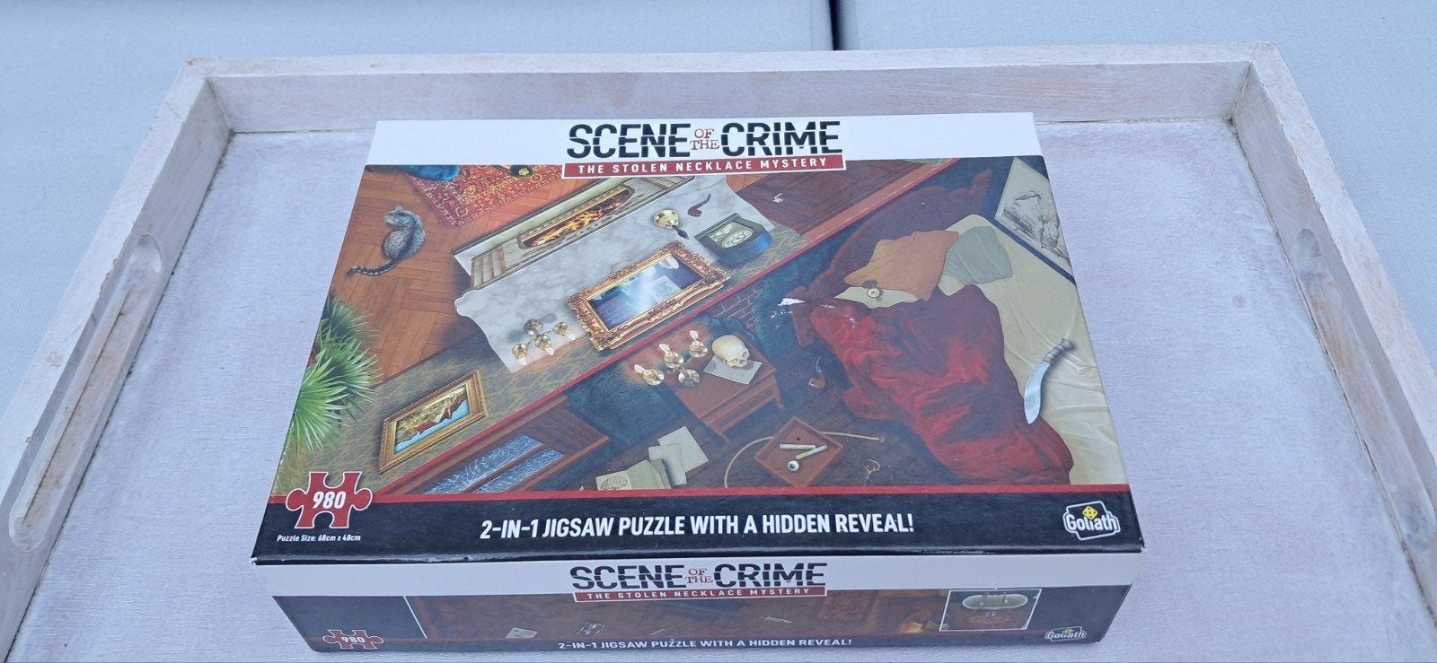 Scene of the Crime: The Stolen Necklace Mystery Puzzel, Hobby en Vrije tijd, Ophalen of Verzenden, 500 t/m 1500 stukjes, Nieuw