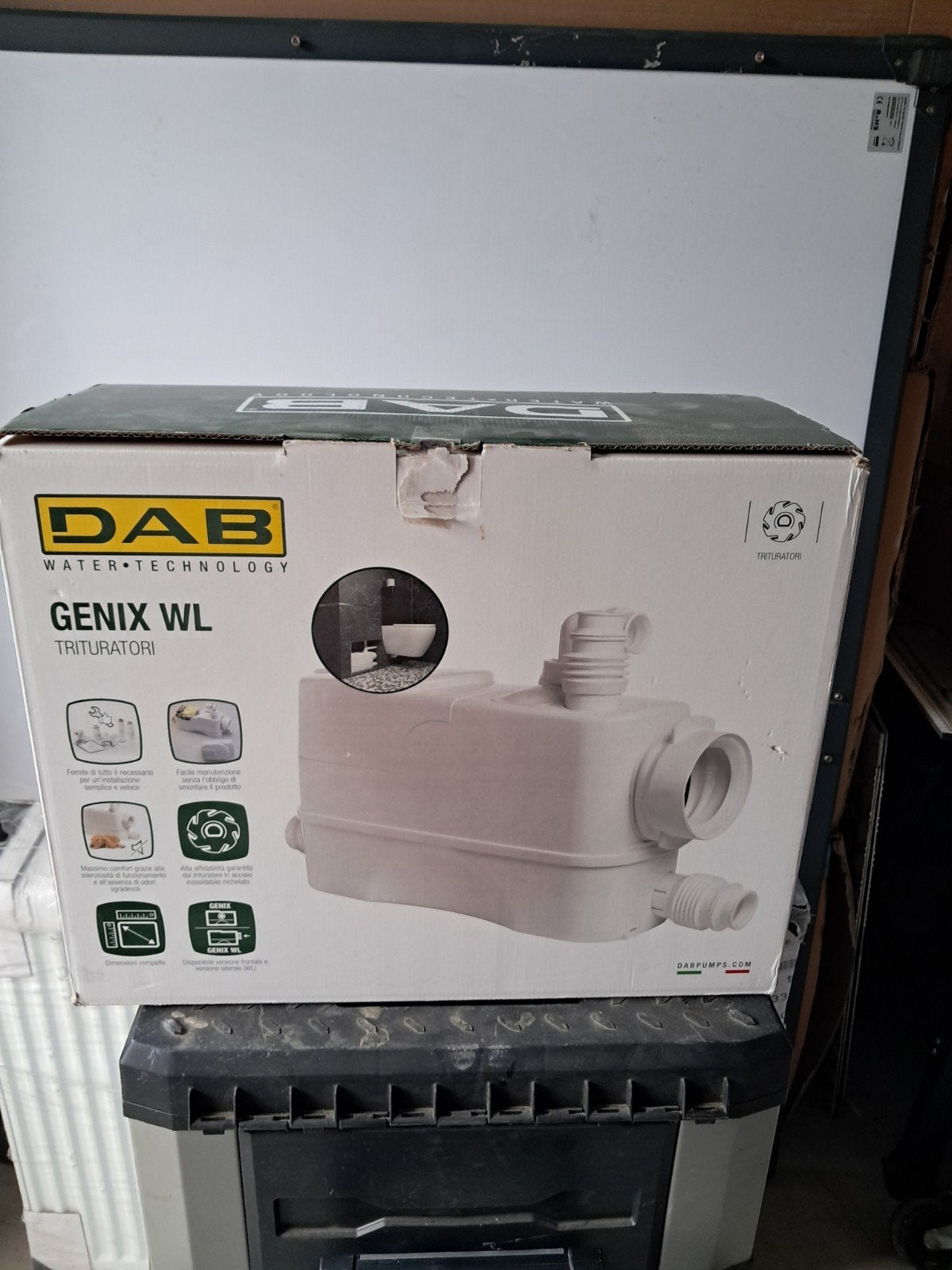 DAB Genix 130 Macerator - Nieuw in doos, Ophalen of Verzenden