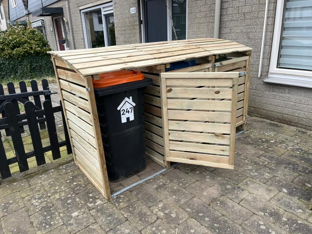 prachtige container ombouw - nieuw, Tuin en Terras, Bergingen en Tuinkasten, Nieuw, Containerberging, Hout, Ophalen of Verzenden