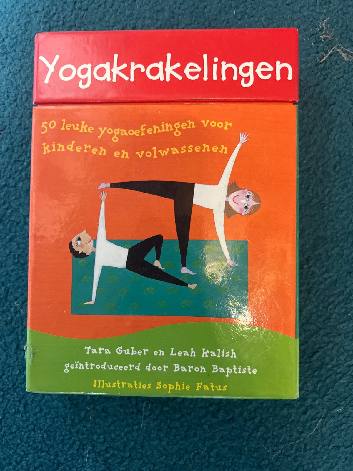 Yogakrakelingen: 50 leuke yoga oefeningen voor kinderen en v, Ophalen of Verzenden, Gebruikt, Overig
