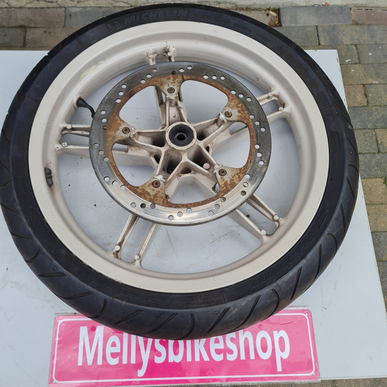Yamaha tzr 50 voorwiel met michelin pilot band, Ophalen of Verzenden, Yamaha, Info@yamaha.nl, Nl