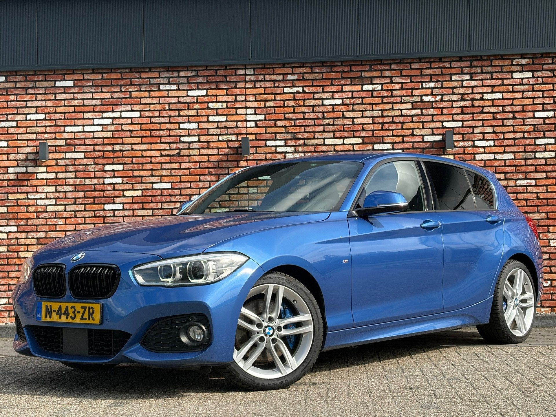 BMW 1-serie 118d M Sport Adap.Cruise Stoelverw Pdc Led 18Inc, Auto's, Achterwielaandrijving, 150 pk, Blauw, Alcantara