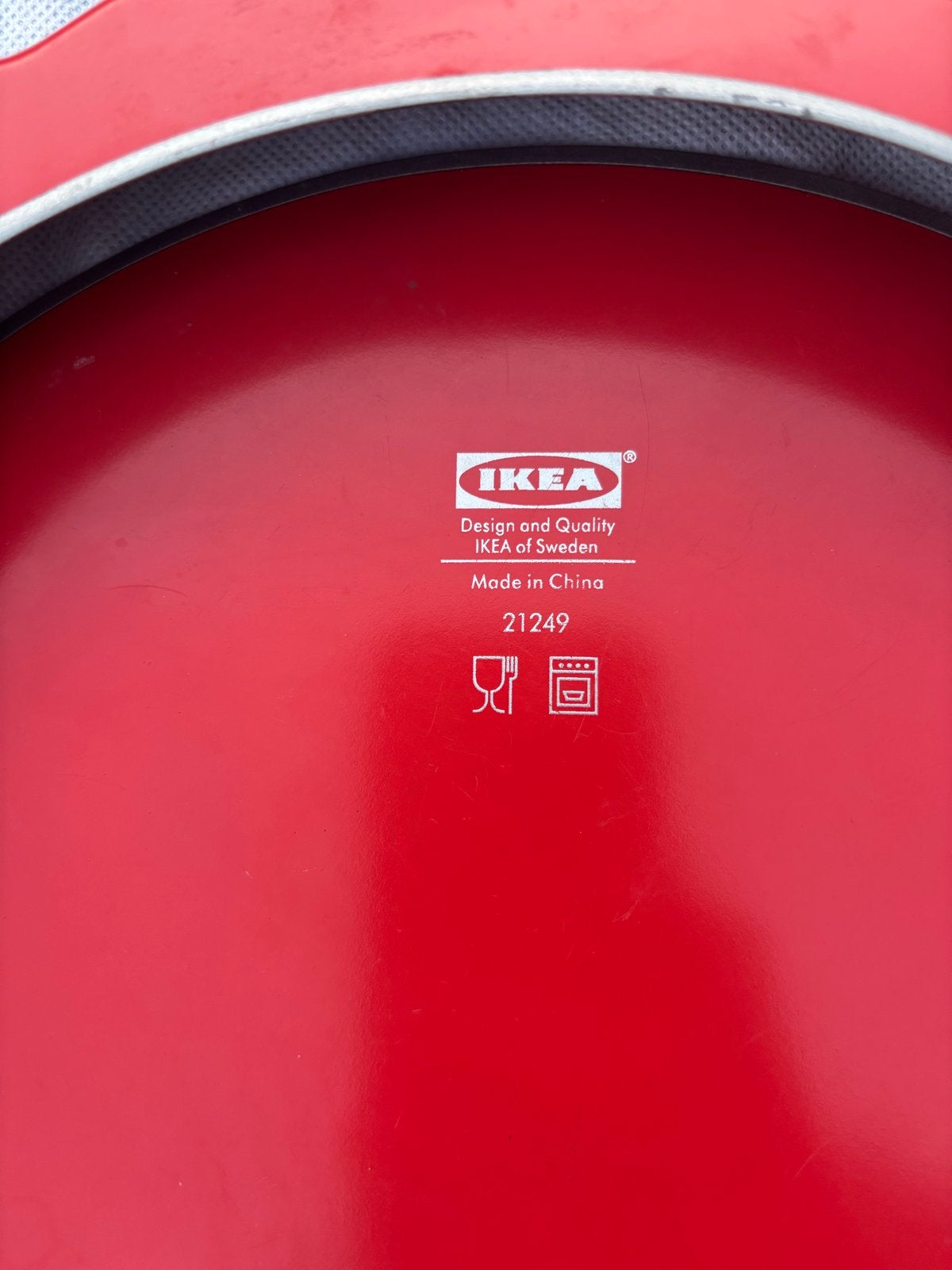 IKEA Cakevorm 26 cm - Perfect voor taarten en quiches, Huis en Inrichting, Ophalen, IKEA, Metaal, Rood