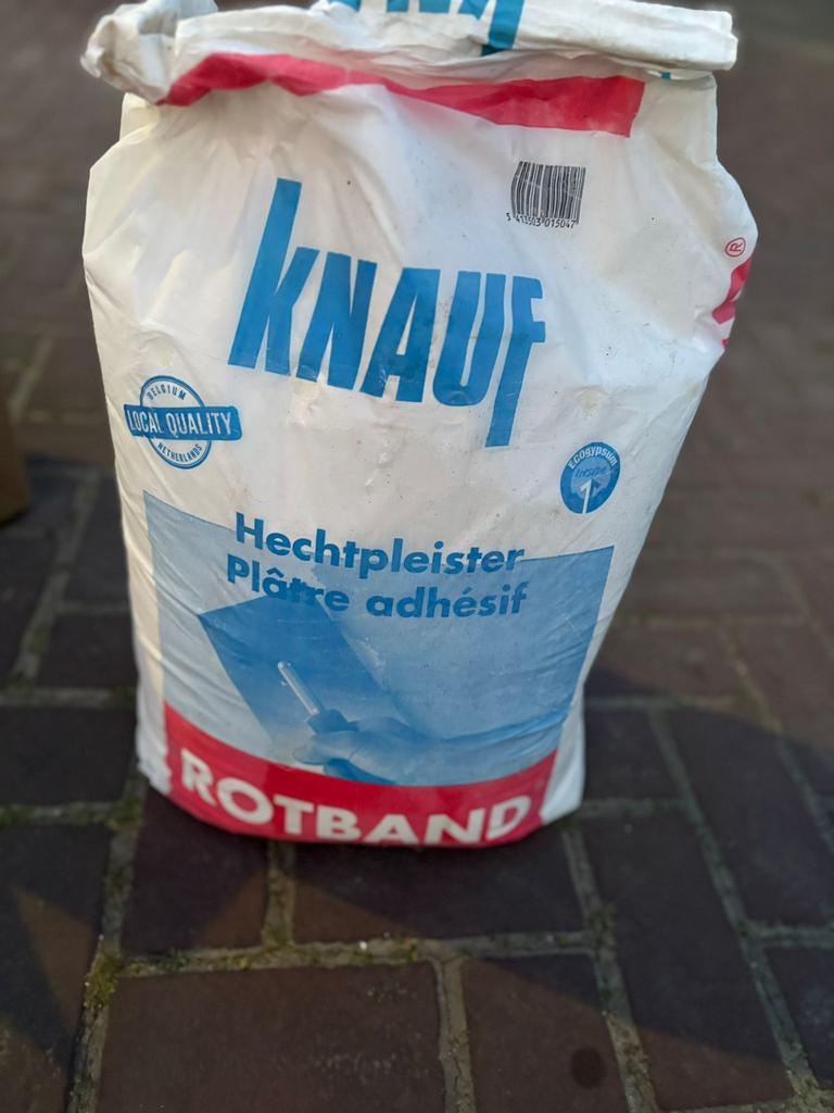 Knauf hechtpleister rotband nieuw, Ophalen, Nieuw, Glaswol, Minder dan 4 cm