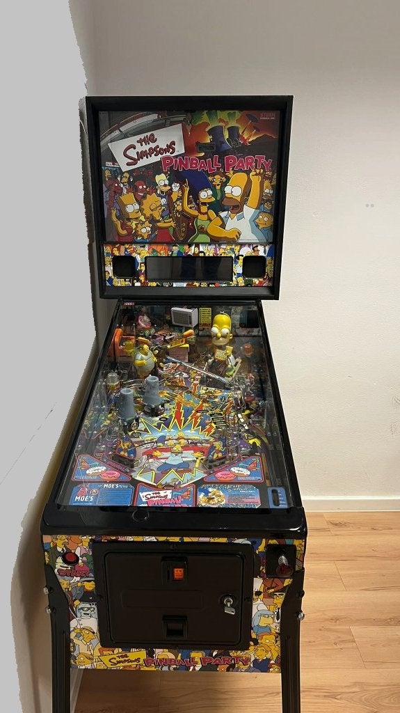 Flipperkast  The Simpsons Pinball Party - Stern TSPP, Gebruikt, Stern, Ophalen of Verzenden, Dot-matrix