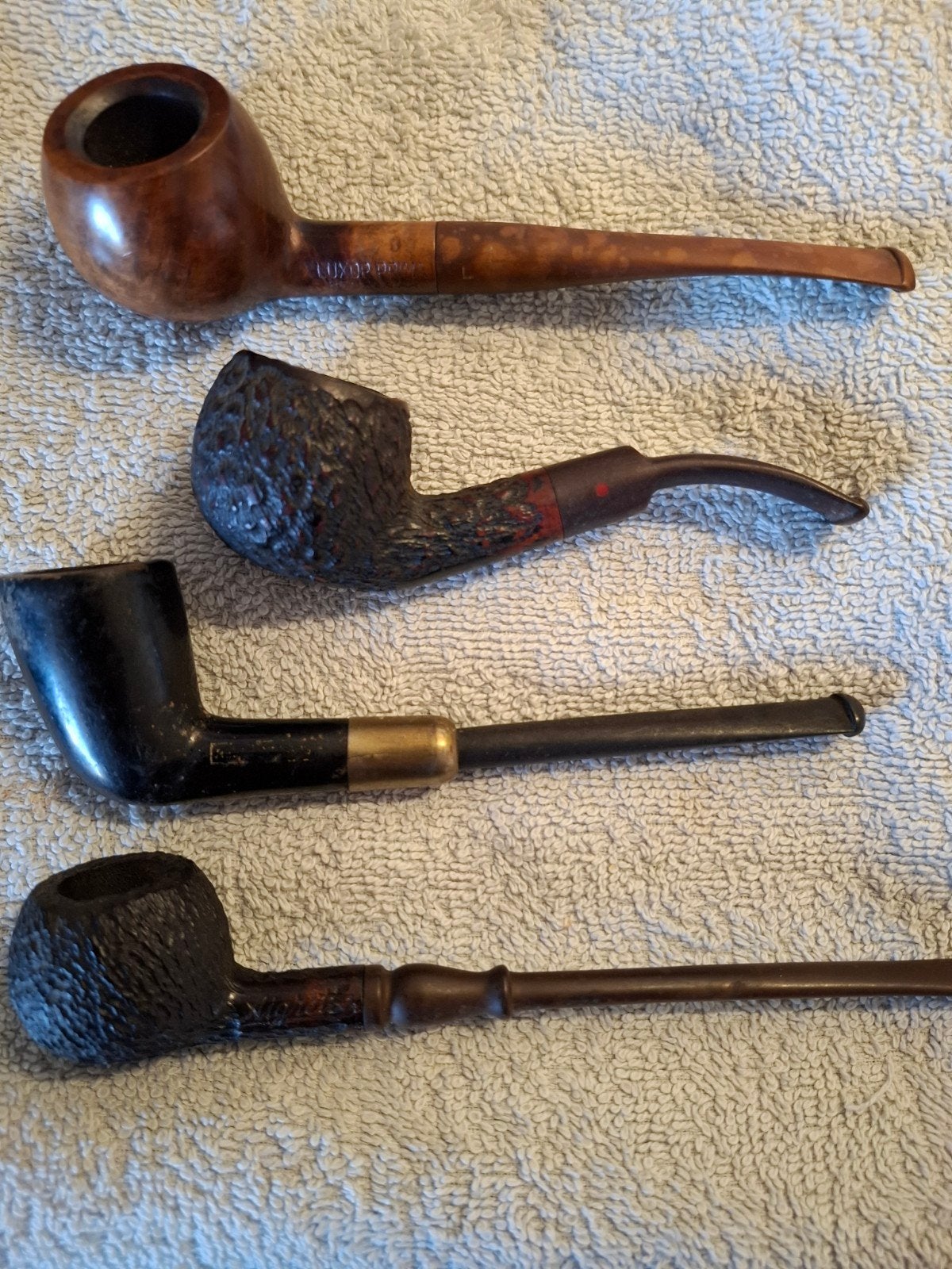 4 Tabaks pijpen, Verzamelen, Ophalen of Verzenden