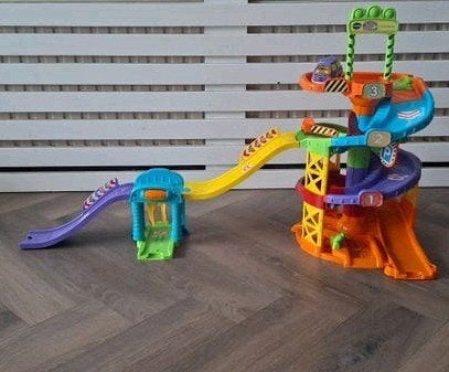 VTech Toet Toet Auto's Garage met Lanceerbaan, Ophalen, Gebruikt