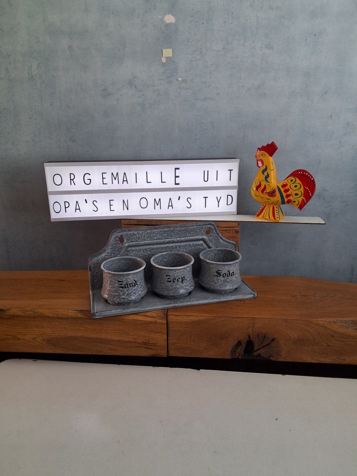 👌Orgn. Emaille keukengerei & méér uit OPA'S EN OMA'S TIJD, Antiek en Kunst, Antiek | Emaille, Ophalen of Verzenden