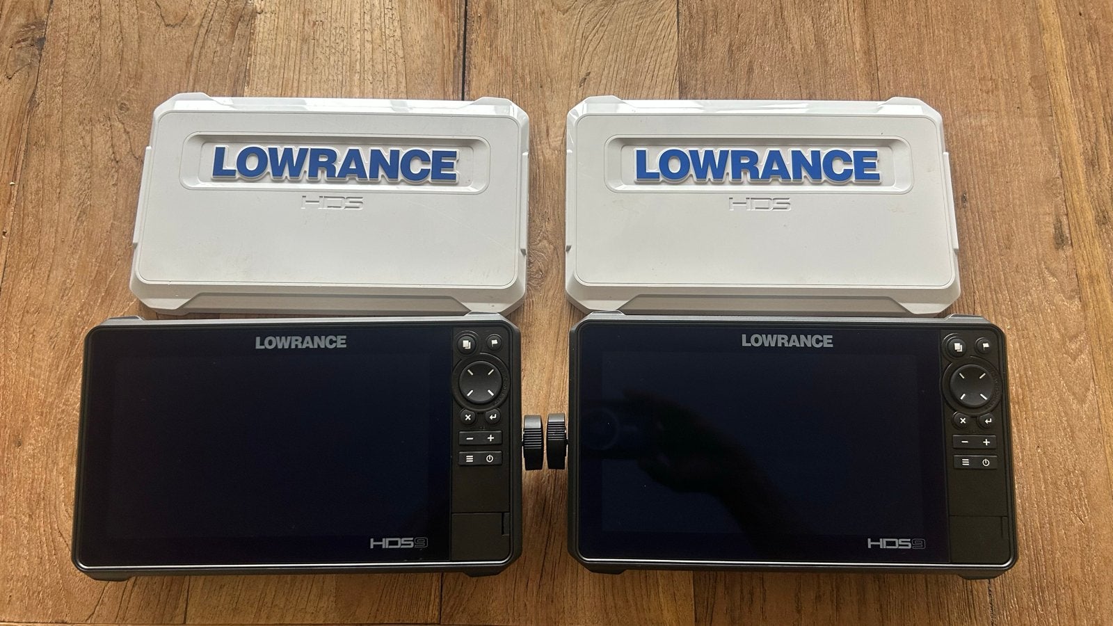 Lowrance HDS Live 9 Fishfinder/Kaartplotter Set, Ophalen, Gebruikt, Kaartplotter of Fish Finder