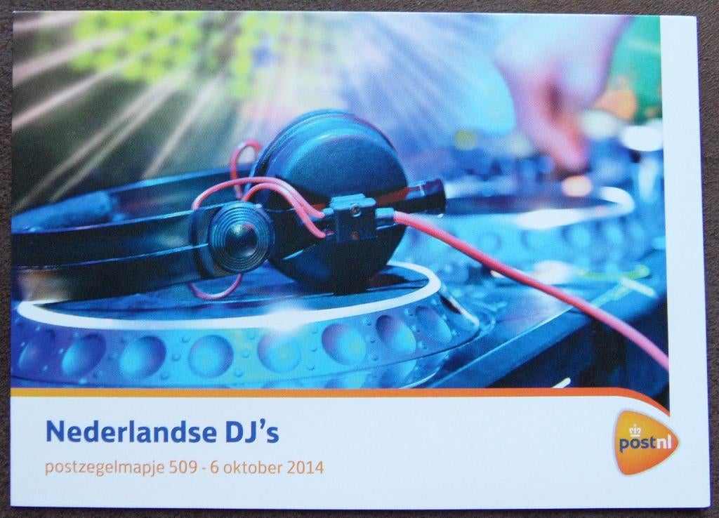 Postzegelmapje 509 - Nederlandse DJ’s, Ophalen of Verzenden, Postfris