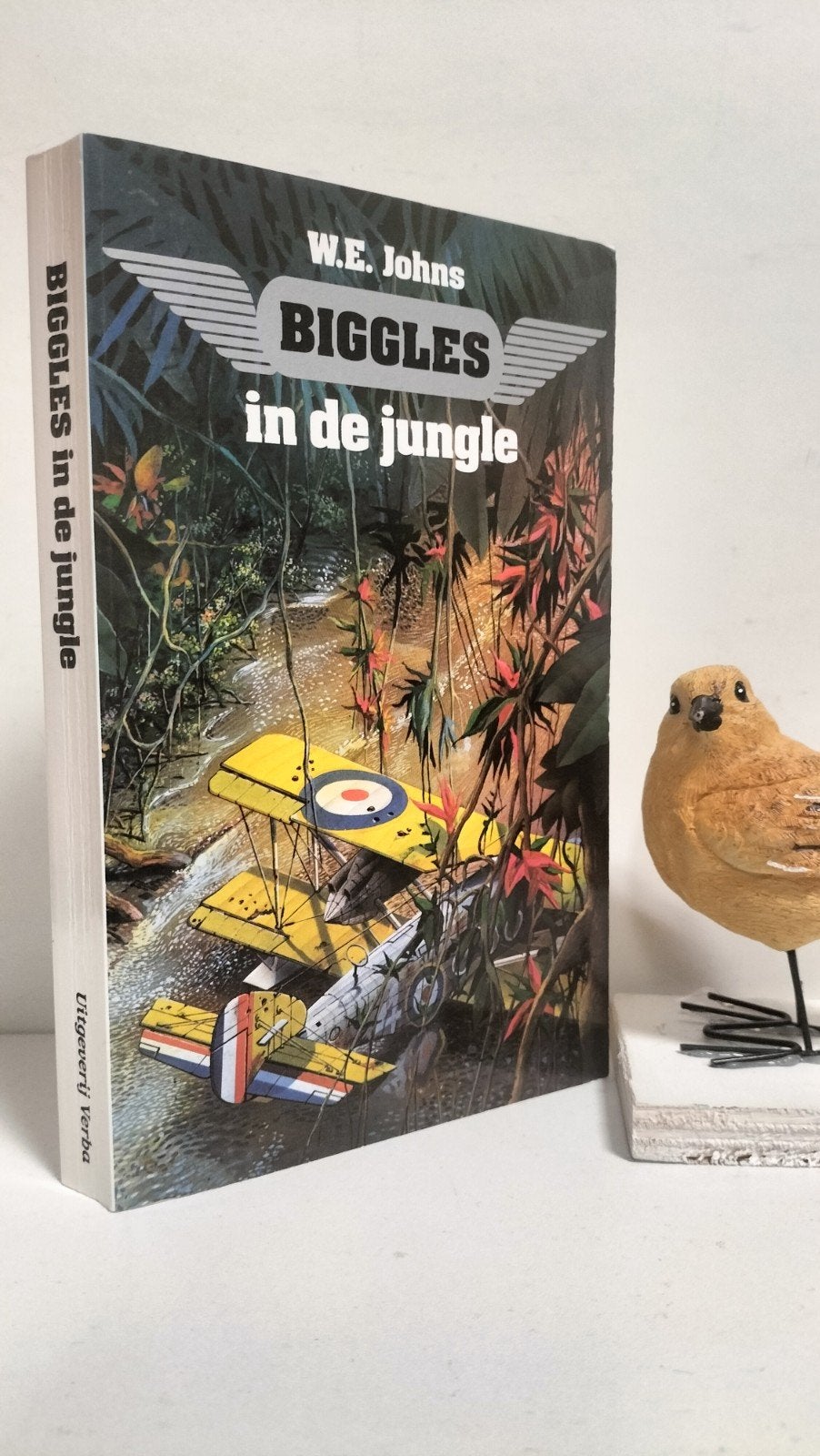 Johns, W.E.; Biggles in de jungle, Ophalen of Verzenden, Gelezen