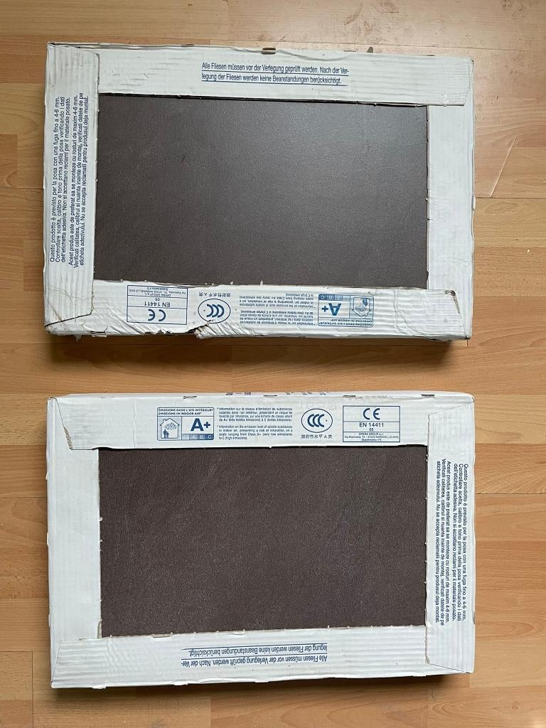 Bruine vloertegels 33,3 x 50,2 cm (2 m2), Doe-het-zelf en Verbouw, Tegels, Ophalen, 40 tot 60 cm, Keramiek, Nieuw