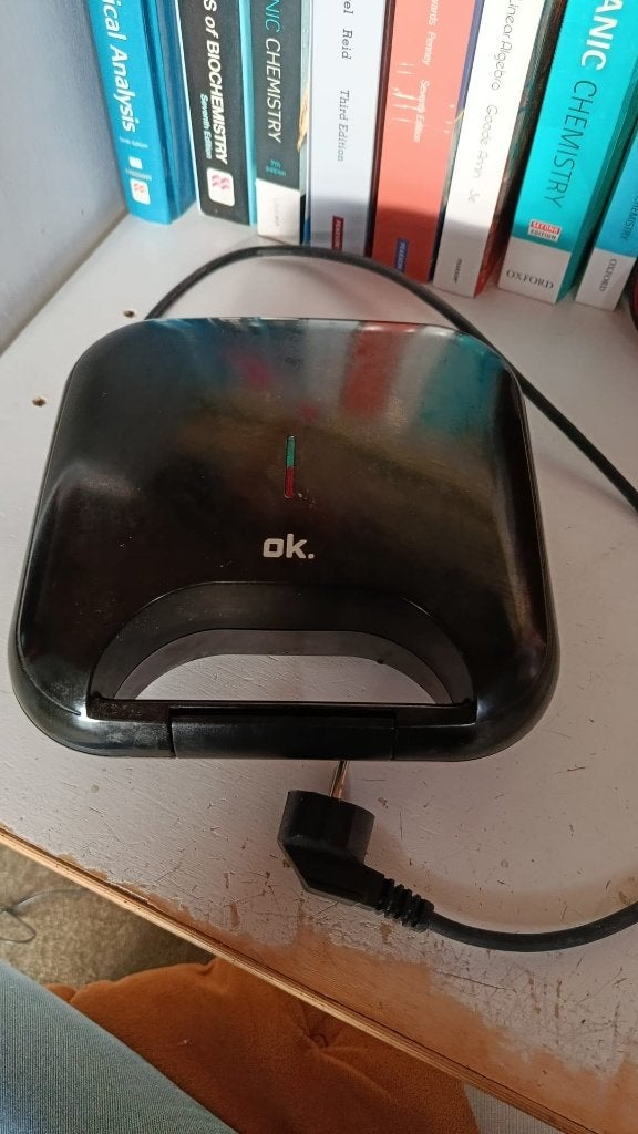 OK. Sandwichmaker - Compact en Handig, Ophalen of Verzenden, Gebruikt