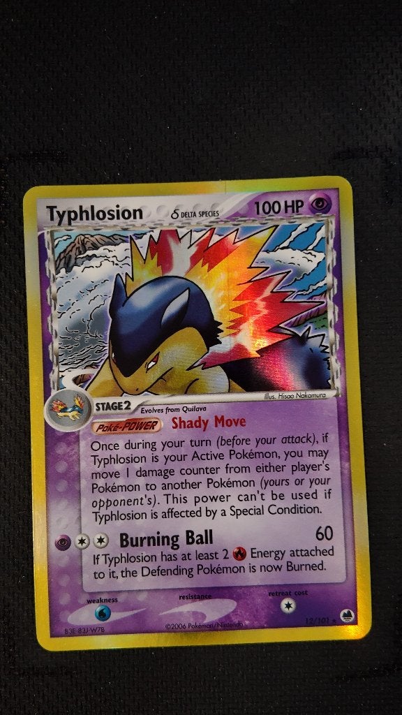 Typhlosion δ 2 12 Dragon Frontiers | Pokemon kaart, Ophalen, Zo goed als nieuw, Losse kaart, Foil