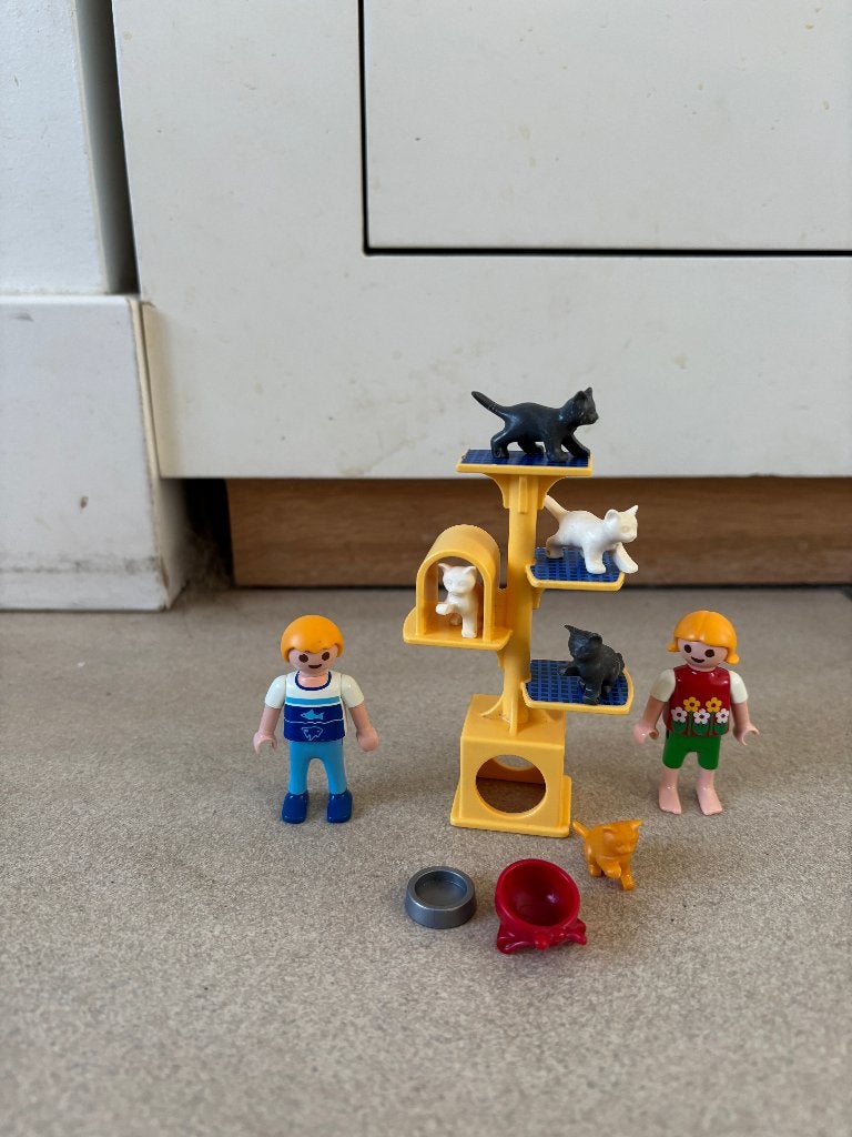 4347 Playmobil Kattenopvang, Ophalen of Verzenden, Gebruikt, Losse onderdelen