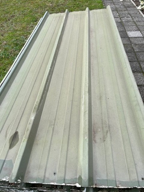 geïsoleerde dakplaten sandwichpanelen, Doe-het-zelf en Verbouw, Ophalen, Gebruikt, Overige materialen, 20 tot 50 mm