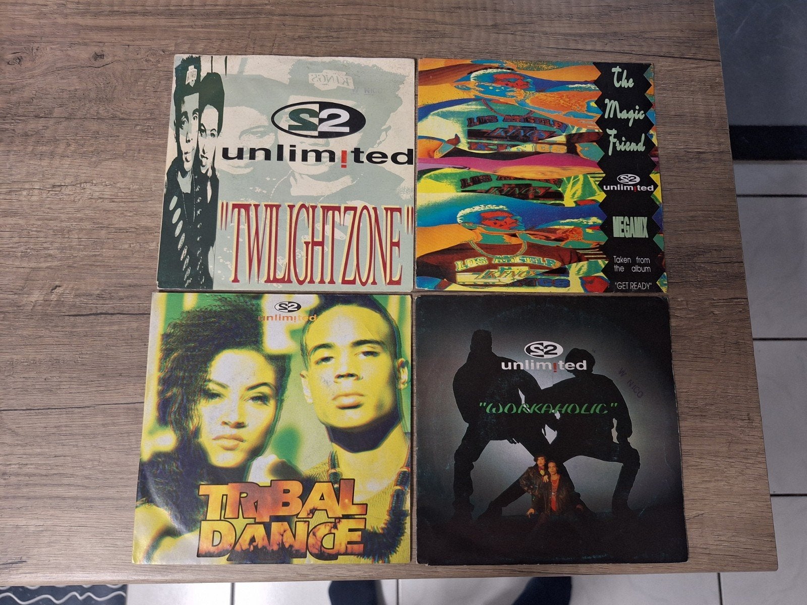 2 Unlimited 7 inch vinyl singles - Tribal Dance, No Limit, Gebruikt, 7 inch, Ophalen of Verzenden, EP